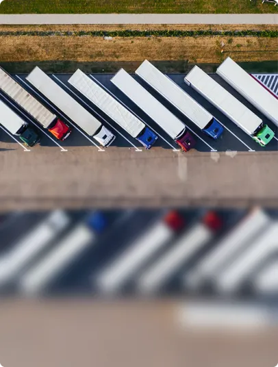 Fleet of semi-trucks